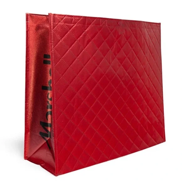 Marshall’s Metallic Red Reusable Shopping Bag - Picture 2 of 12